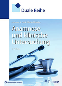 Unsere Buchrezension des Lehrbuchs Duale Reihe Anamnese und Klinische Untersuchung (Thieme).