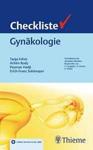 Seit April 2022 im Buchhandel erhältlich: Die Checkliste Gynäkologie des Thieme-Verlags
