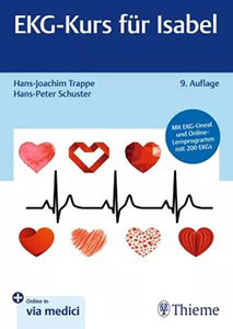Den EKG-Kurs für Isabel gibt es nun schon in der 9. Auflage. Wir haben das Buch für Euch rezensiert.