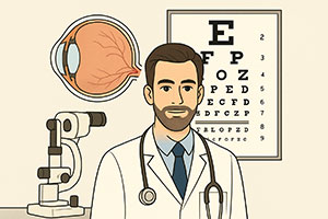 Fachärzte für Augenheilkunde können sowohl konservativ als auch operativ tätig sein und dabei in einer Klinik oder Praxis arbeiten.